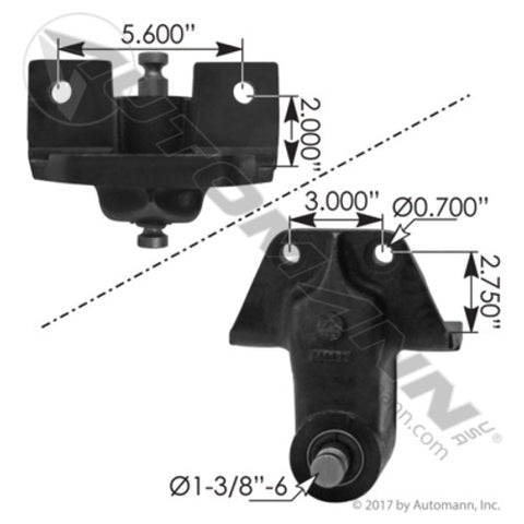 Automann M1027 Hanger W/MR624 HVY Frame Mack