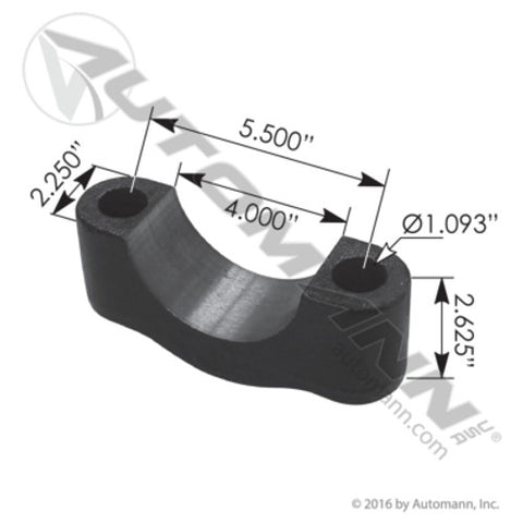 Automann M1185 Bottom Saddle Cap Hendrickson