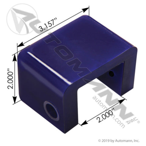 Automann M13351UB Hood Bumper Poly Peterbilt