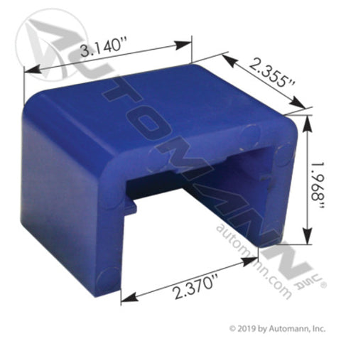 Automann M13353UB Hood Bumper Poly Peterbilt
