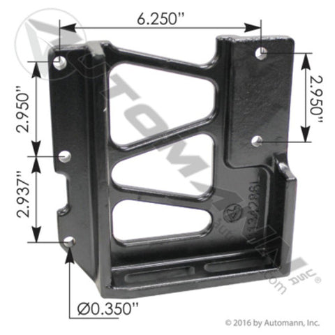 Automann M134286L Hood Pivot Bracket LH Peterbilt