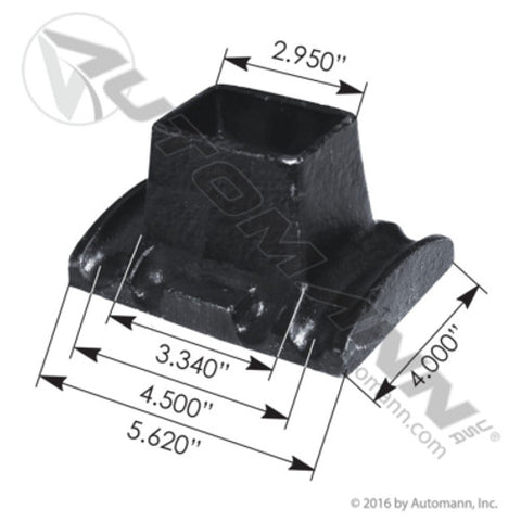 Automann M1539 U Bolt Top Plate 3.125in IHC