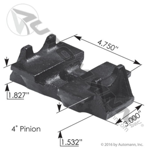 Automann M1551 Axle Seat Rear of Rear