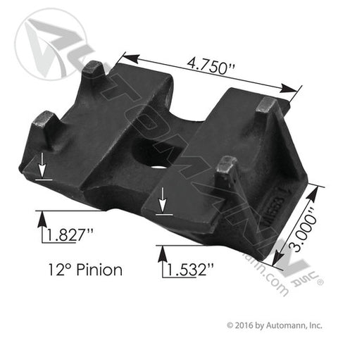 Automann M1553 Axle Seat Front of Rear IHC