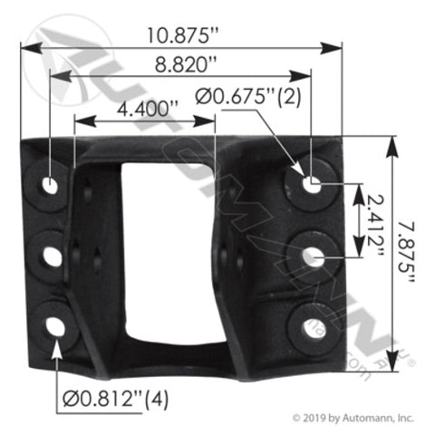 Automann M1563 Cross Member Bracket IHC