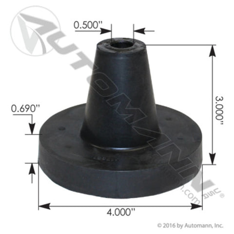Automann M17331 Hood Bumper Cone Freightliner