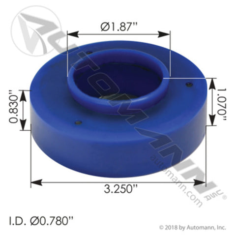 Automann M17334UB Motor Mount Bushing Poly Freightliner