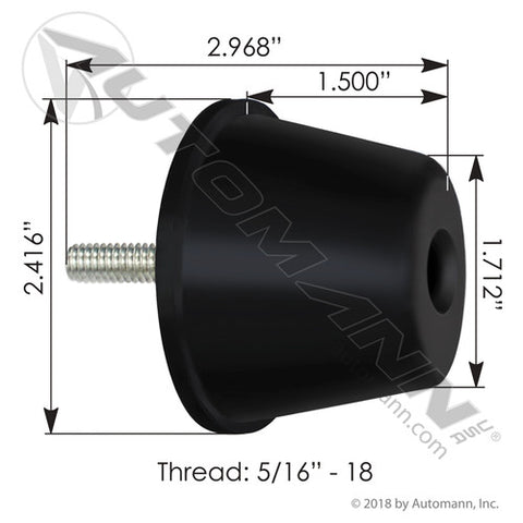 Automann M17434 Hood Bumper Stop IHC