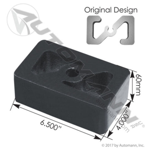 Automann M1759 Front Spring Spacer Block Freightliner