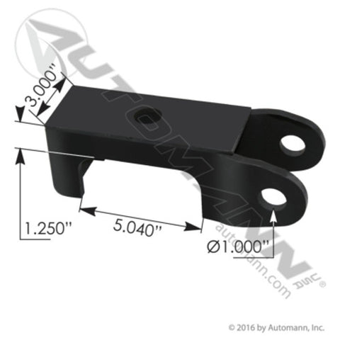 Automann M17727 Spring Seat 5in SQ Axle 1-1/4in Hutch