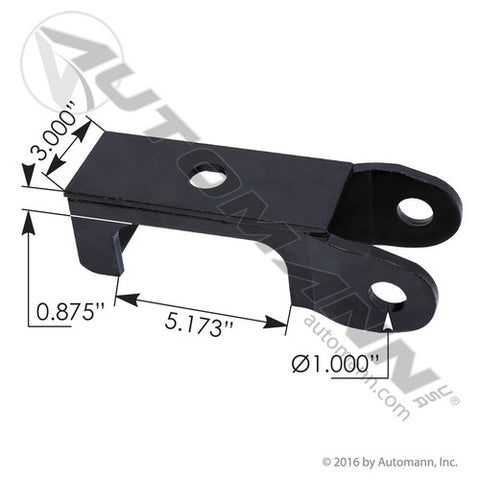 Automann M17728 Spring Seat 5in SQ Axle 3/4in Hutch