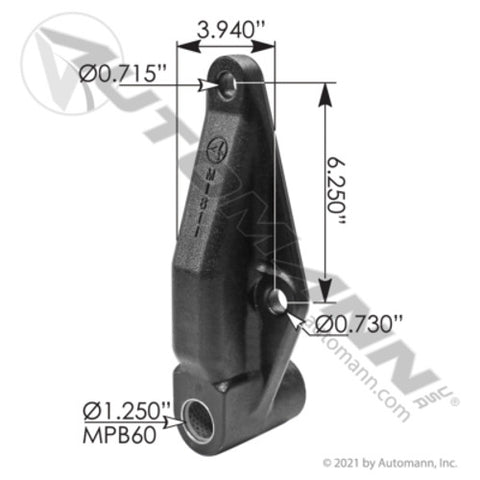 Automann M1811 Hanger Aluminum Peterbilt