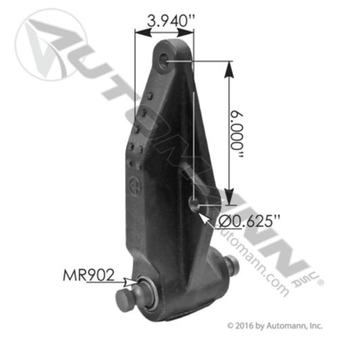 Automann M1824A Shackle Hanger Aluminum Kenworth