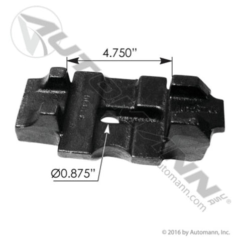 Automann M1890 Axle Seat 4-3/4in Hendrickson