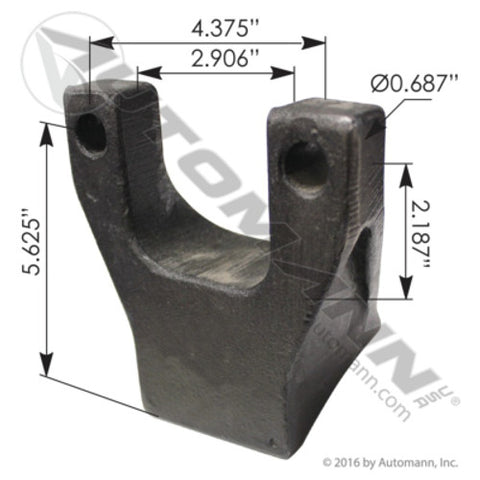 Automann M1893 T-Rod Bracket Peterbilt