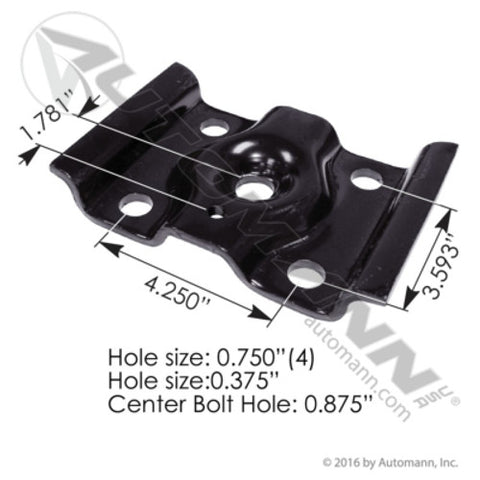 Automann M1913 U Bolt  Top Plate Ford