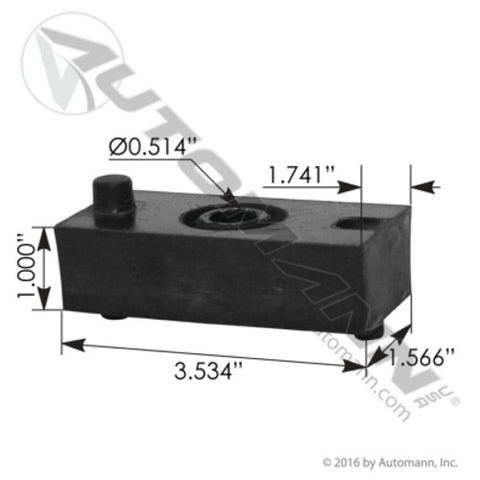 Automann M203057 Radiator Mount Bushing IHC