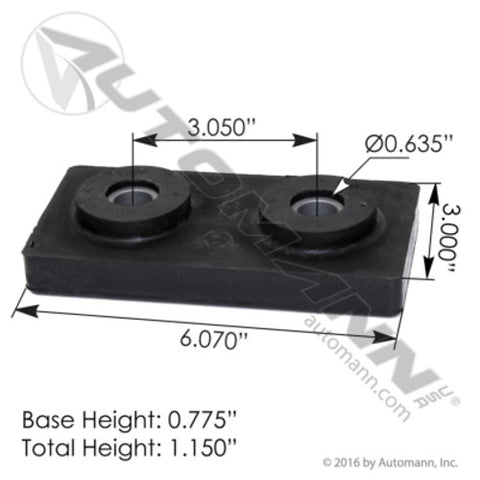 Automann M203111 Motor Mount Bushing Western Star
