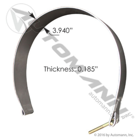 Automann M203127 Fuel Tank Strap Peterbilt