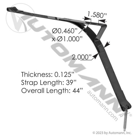 Automann M203433 Fuel Tank Stainless Strap