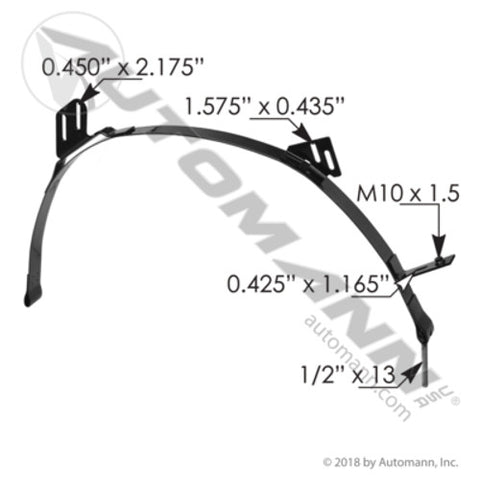 Automann M203459 Fuel Tank Strap RH IHC