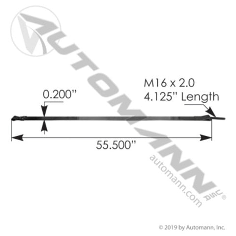 Automann M203488 Fuel Tank Strap Mack