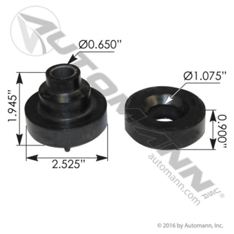 Automann M20378 Transmission Mount Bushing Peterbilt