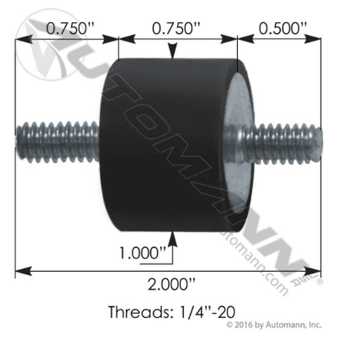 Automann M20613 Grille Mount Bushing Freightliner
