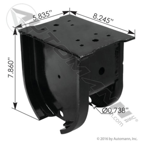 Automann M20733 Hanger Rear Side Mount LH Hutch