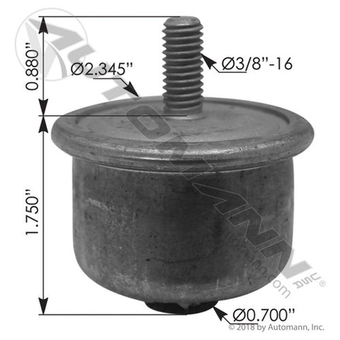 Automann M460418 Exhaust Bushing Freightliner