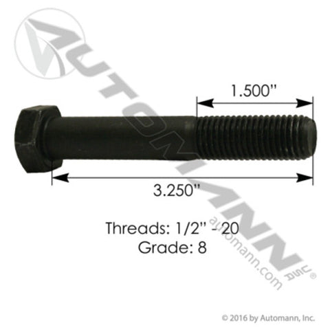 Automann M4652 Shackle Bolt IHC