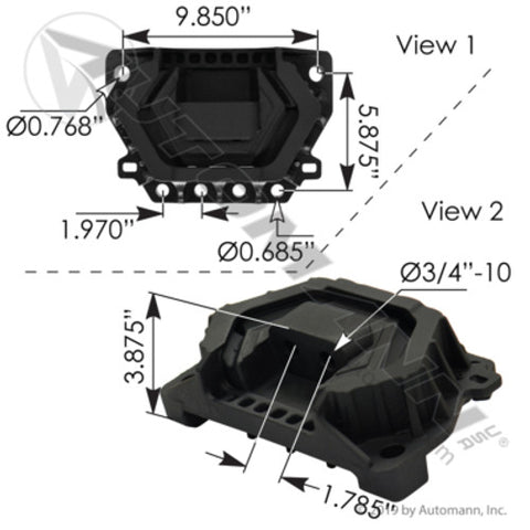 Automann M46852 Motor Mount Freightliner
