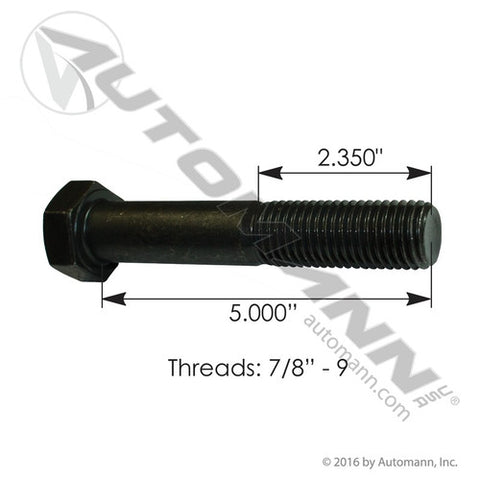 Automann M4858 Insulator Bolt 7/8in-9 X 5in Mack