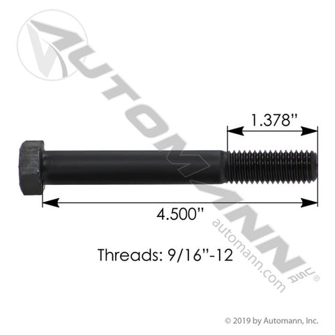 Automann M5112 Spring Bolt Dodge/Chevrolet/GM/Ford