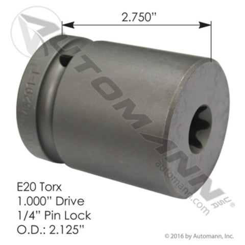 Automann M5291-T Socket E20 Torx