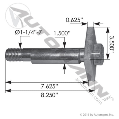 Automann M57177 Eccentric Bolt Ridewell