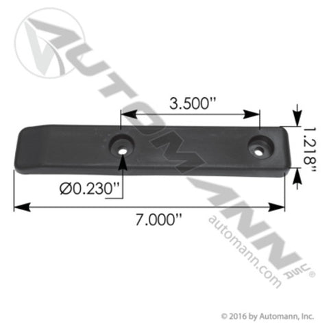 Automann M59281 Hood Wear Plate Kenworth