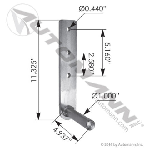 Automann M59389 Hood Hinge Pin Kenworth