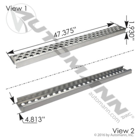 Automann M59694 Fuel Tank Step Kenworth