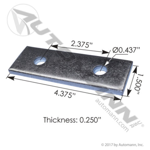 Automann M59930 Step Plate Bracket Kenworth