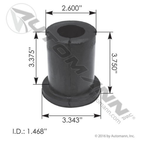 Automann M62168 Cabin Trunnion Bushing Mack