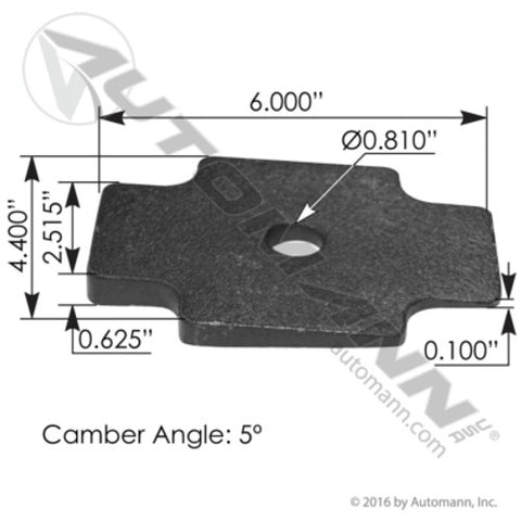 Automann M6244 Axle Wedge 5 Deg Mack
