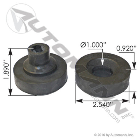 Automann M62447 Radiator Mount Bushing Mack