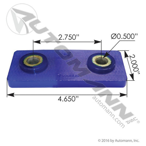 Automann M75006UB Hood Pivot Bushing Poly Peterbilt
