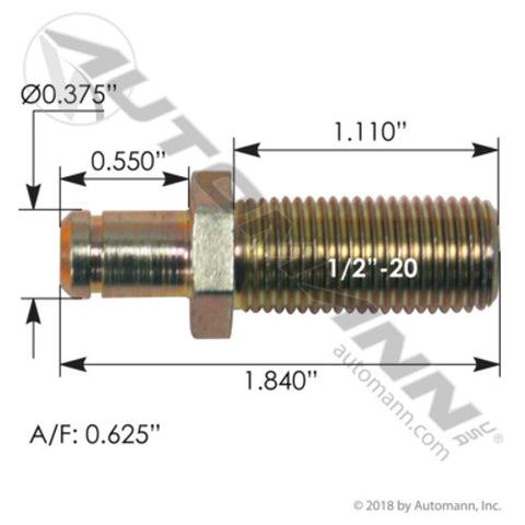 Automann M75663 Hood Cable Stud Peterbilt