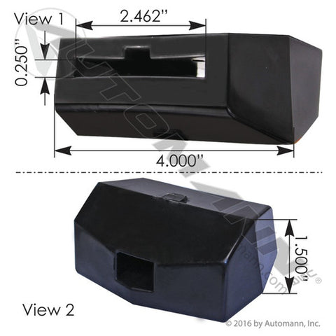 Automann M75682 Hood Support Bumper Peterbilt