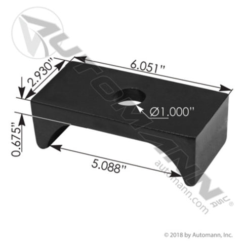 Automann M8142 Spring Seat 5in Square Fruehauf