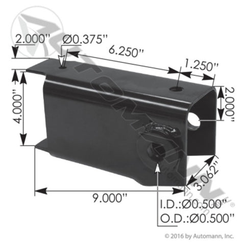 Automann M83721 Torque Rod Bracket Reyco