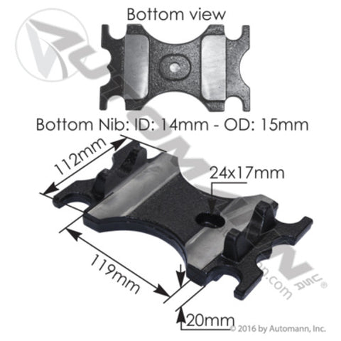Automann M96105 Axle Seat Volvo