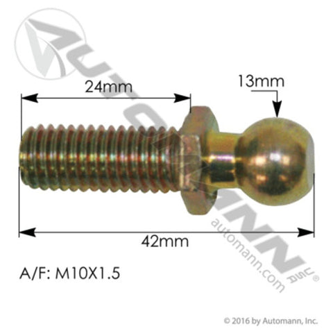 Automann M96948 Hood Tilt Shock Stud Volvo